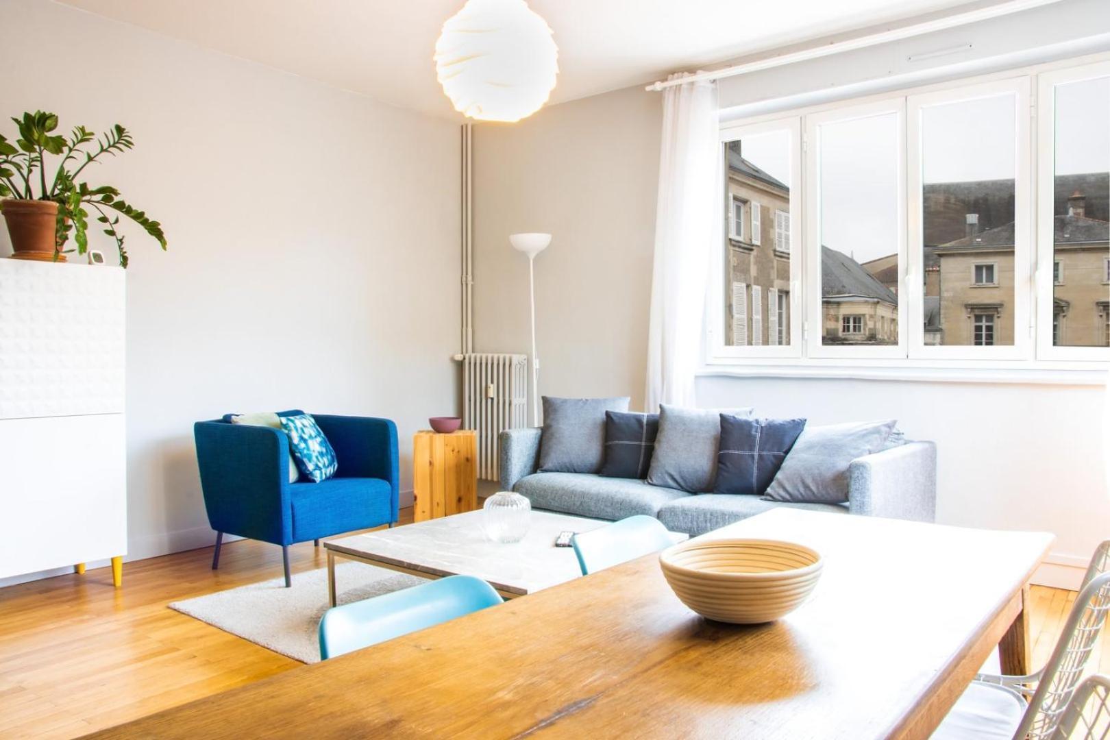 Le Boncenne - Large Bright T4 Downtown Apartment Poitiers Bagian luar foto