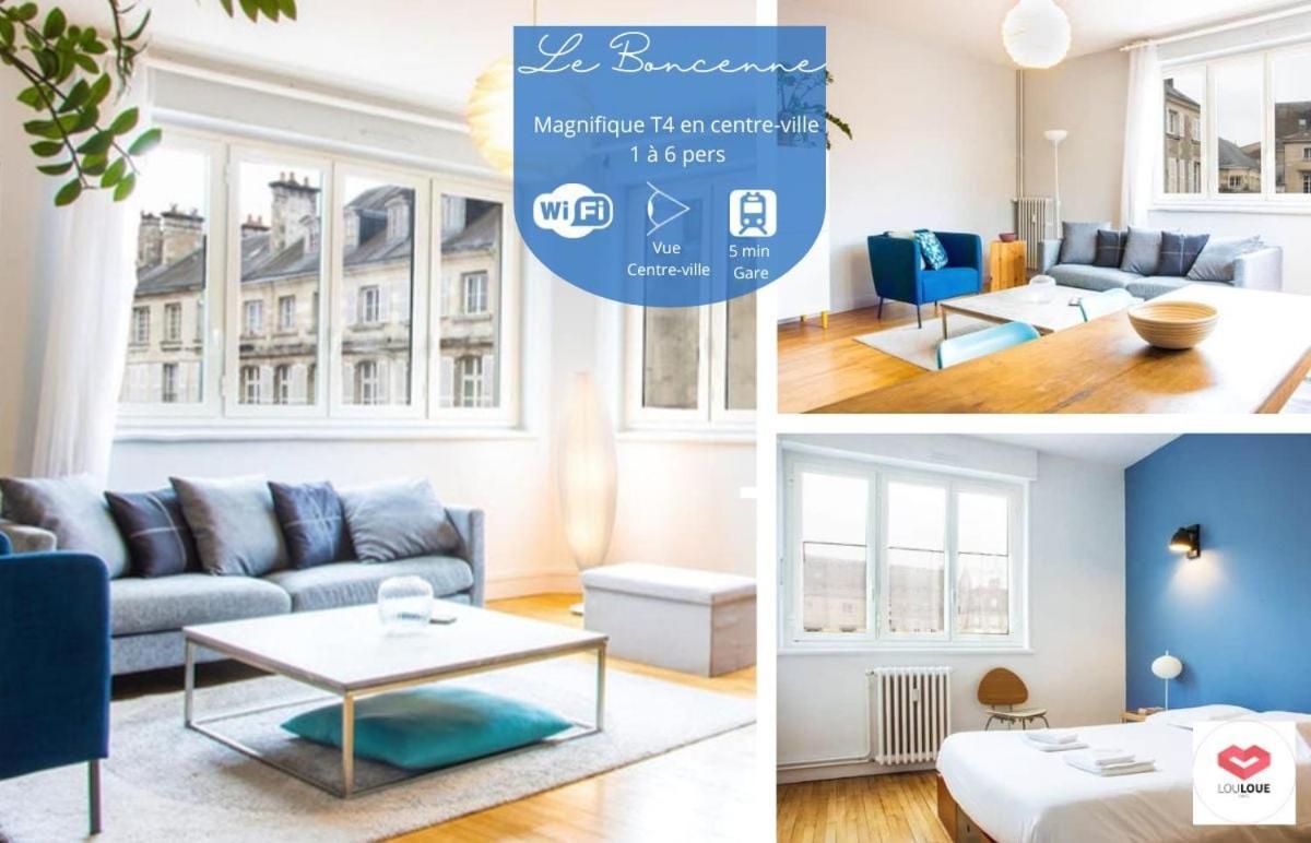 Le Boncenne - Large Bright T4 Downtown Apartment Poitiers Bagian luar foto